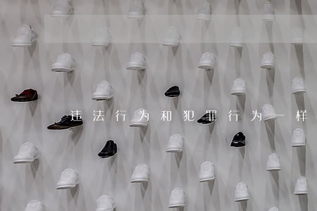 违法行为和犯罪行为一样吗 违法行为和犯罪行为一样吗