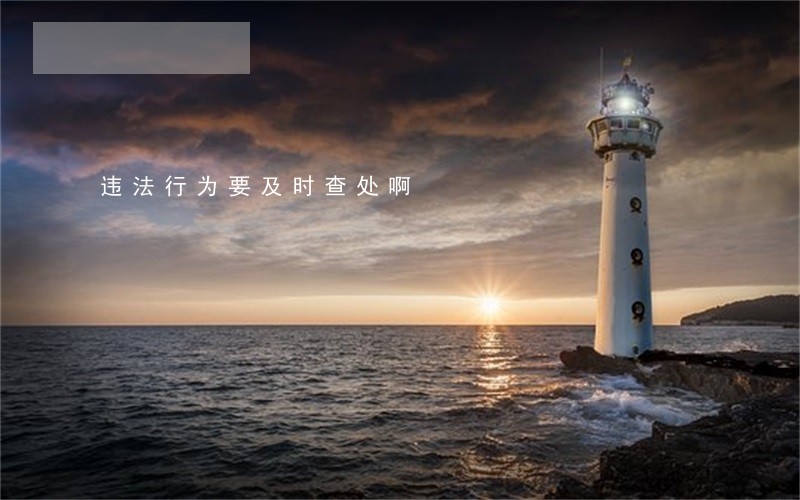 违法行为要及时查处啊 违法行为要及时查处啊