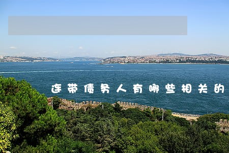连带债务人有哪些相关的法律规定