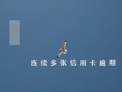 连续多张信用卡逾期 连续多张信用卡逾期