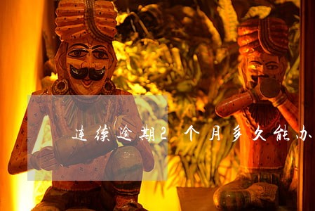 连续逾期2个月多久能办贷款 连续逾期2个月多久能办贷款