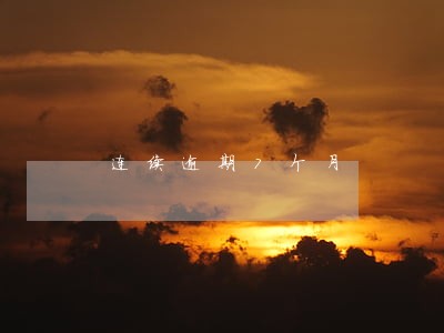 连续逾期7个月 连续逾期7个月