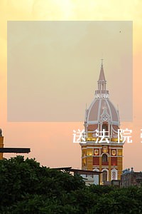 送法院强制执 送法院强制执