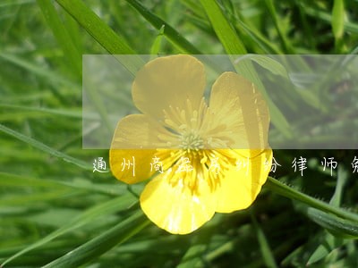 通州商品房纠纷律师免费咨询