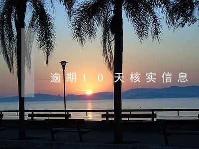 逾期10天核实信息 逾期10天核实信息
