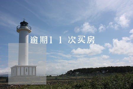 逾期11次买房 逾期11次买房