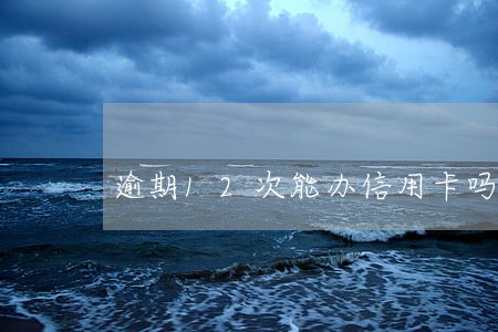 逾期12次能办信用卡吗 逾期12次能办信用卡吗