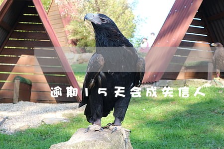 逾期15天会成失信人 逾期15天会成失信人