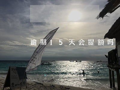 逾期15天会提额吗 逾期15天会提额吗