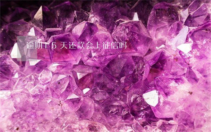 逾期15天还款会上征信吗 逾期15天还款会上征信吗