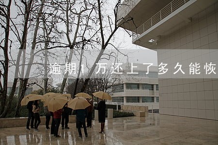 逾期1万还上了多久能恢复正常 逾期1万还上了多久能恢复正常