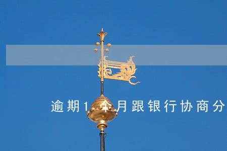 逾期1个月跟银行协商分期 逾期1个月跟银行协商分期