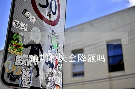 逾期1天会降额吗