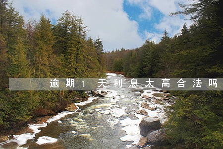 逾期1天利息太高合法吗 逾期1天利息太高合法吗