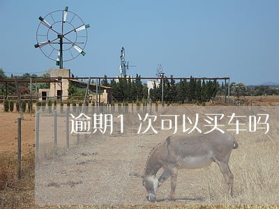 逾期1次可以买车吗 逾期1次可以买车吗