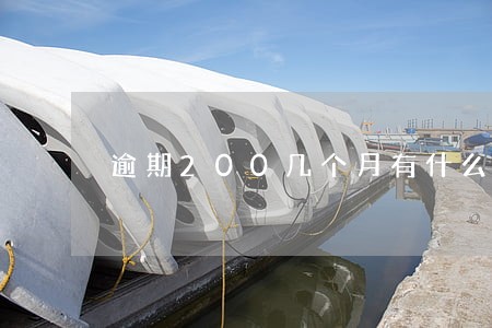 逾期200几个月有什么后果