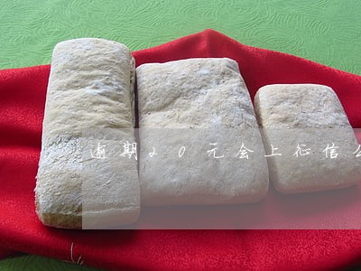 逾期20元会上征信么 逾期20元会上征信么