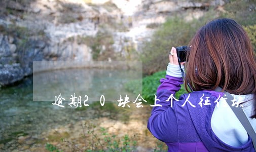 逾期20块会上个人征信块 逾期20块会上个人征信块