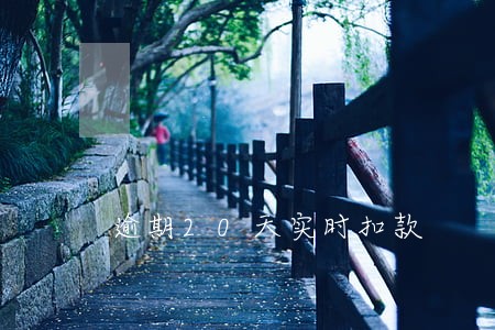 逾期20天实时扣款 逾期20天实时扣款