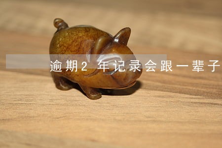 逾期2年记录会跟一辈子吗 逾期2年记录会跟一辈子吗