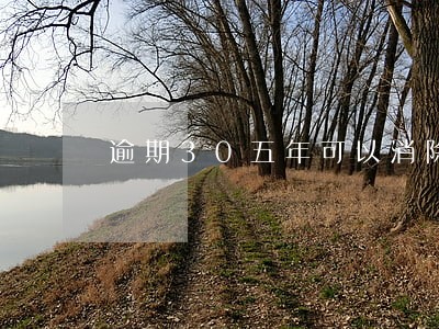 逾期30五年可以消除吗 逾期30五年可以消除吗