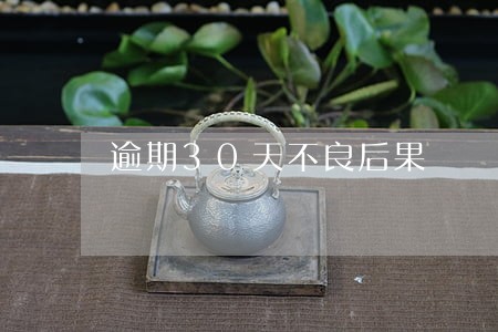 逾期30天不良后果 逾期30天不良后果