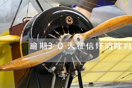逾期30天征信好消除吗 逾期30天征信好消除吗