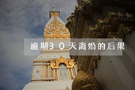 逾期30天离婚的后果 逾期30天离婚的后果