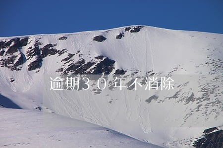 逾期30年不消除 逾期30年不消除