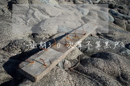 逾期30次算不算黑户 逾期30次算不算黑户