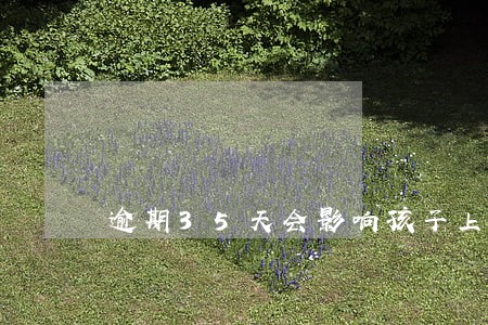 逾期35天会影响孩子上学吗 逾期35天会影响孩子上学吗