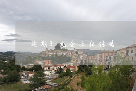 逾期3元会上征信吗 逾期3元会上征信吗