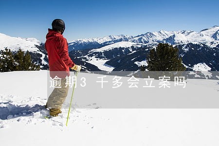 逾期3千多会立案吗