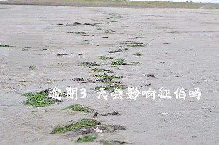 逾期3天会影响征信吗 逾期3天会影响征信吗