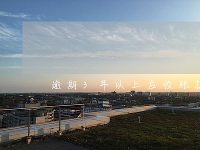 逾期3年以上应收账款申报