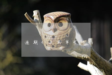 逾期3次买车可以吗 逾期3次买车可以吗
