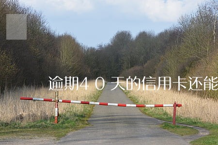 逾期40天的信用卡还能刷出来吗