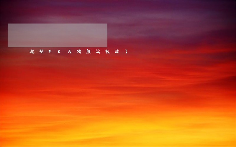 逾期40天突然没电话了 逾期40天突然没电话了