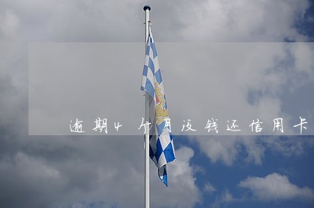 逾期4个月没钱还信用卡怎么办