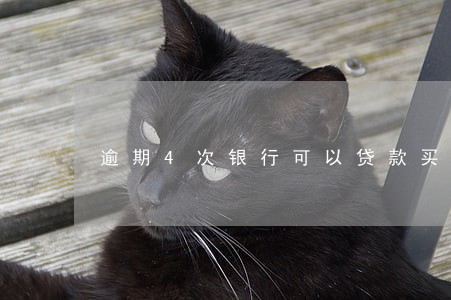逾期4次银行可以贷款买房吗 逾期4次银行可以贷款买房吗