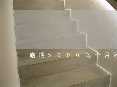 逾期5000每个月还1300 逾期5000每个月还1300