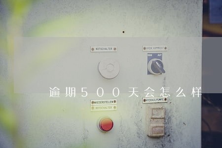 逾期500天会怎么样