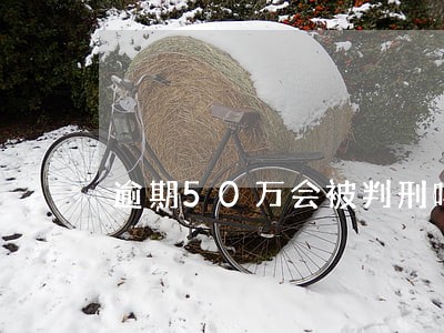 逾期50万会被判刑吗 逾期50万会被判刑吗