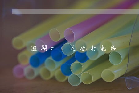 逾期50元也打电话