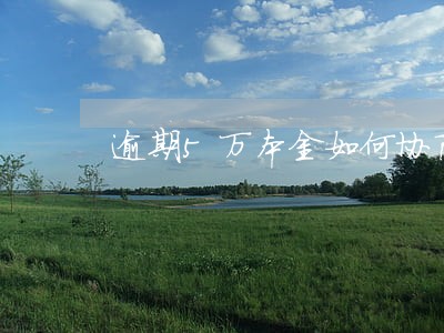 逾期5万本金如何协商减免 逾期5万本金如何协商减免