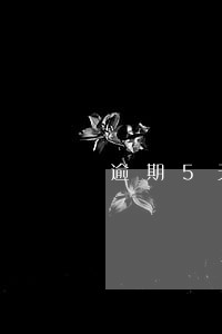 逾期5天会报案么
