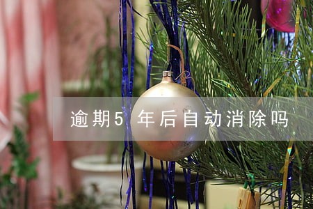 逾期5年后自动消除吗 逾期5年后自动消除吗