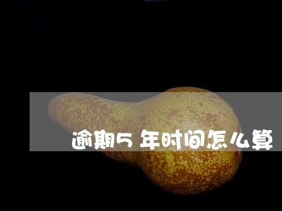 逾期5年时间怎么算 逾期5年时间怎么算