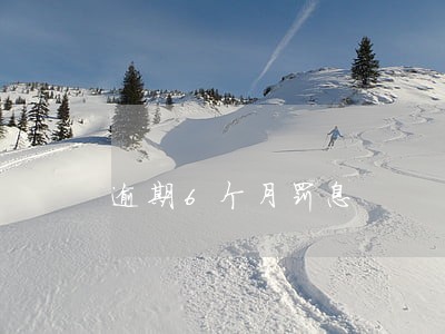 逾期6个月罚息 逾期6个月罚息