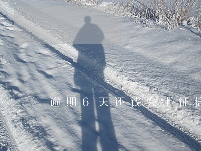逾期6天还钱会上征信吗 逾期6天还钱会上征信吗